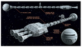 MO2001-8 Moebius, 2001 A Space Odyssey. Discovery XD-1. 1:350 Scale