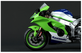 Meng MT-007S, Kawasaki Ninja ZX-10R. Scale 1:9