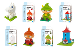 Moomintroll, Little My, Snufkin, Moominhouse - 4 Model Set
