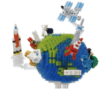 Planet Earth & the Moon, NBM-041 - 1030 Pieces, Level 3