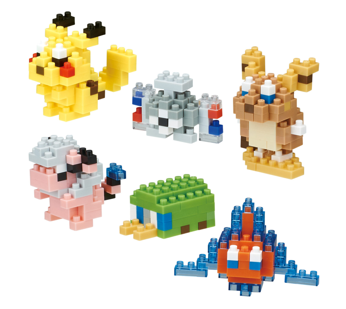 Mini Pokemon - Electric Type. Full Set of 6 Mininano , NBMC-08B – Small ...