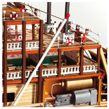 OcCre 14003 Steamboat Mississippi. Wooden Model Ship Scale 1:80