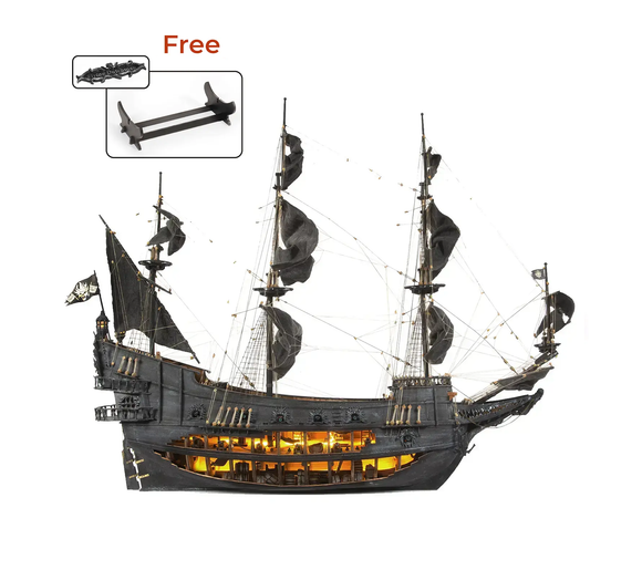 OcCre 14010. The Flying Dutchman, Wooden Model Ship Scale 1:50