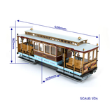 OcCre 53007. Cable Car de San Francisco. Scale 1:24