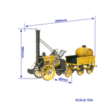 OcCre 54000. Stephenson's Rocket Historic Steam Train Scale 1:24