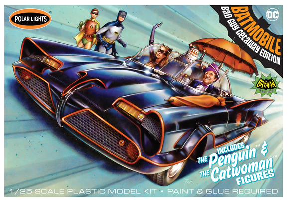 POL998, Batmobile - Bad Guy Getaway Edition. Polar Lights. 1:25 Scale