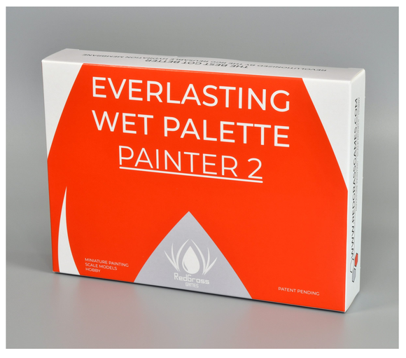 Redgrass Everlasting Wet Palette Painter 2 - Fire Red