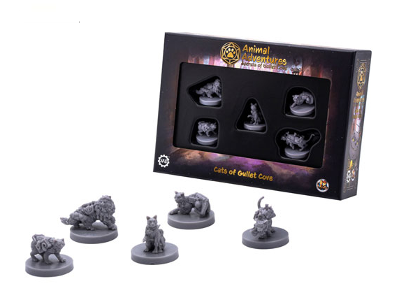 Animal Adventures RPG: Cats of Gullet Cove Miniatures