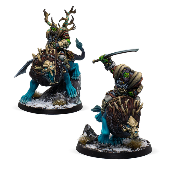 WW01009-0020 Warcrow - Warg Riders, Northern Tribes