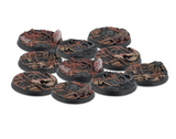 WW20006-0049 Warcrow: Scions of Yaldabaoth 30mm Scenery Bases Alpha (10)