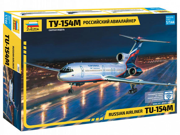 Zvezda ZV7004, Tupelov TU-154M - Russian Civil Airliner, 1:144 Scale