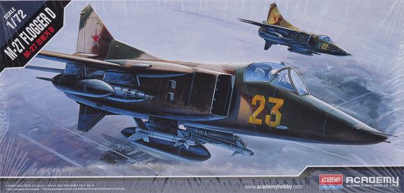 Academy 12455 - MiG27 Flogger D, Former Soviet Fighter Jet, 1:72 Scale