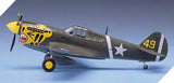 Academy 12468, P-40E Warhawk WWII Fighter, Aus Decals, 1:72 Scale