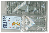 Academy 12468, P-40E Warhawk WWII Fighter, Aus Decals, 1:72 Scale
