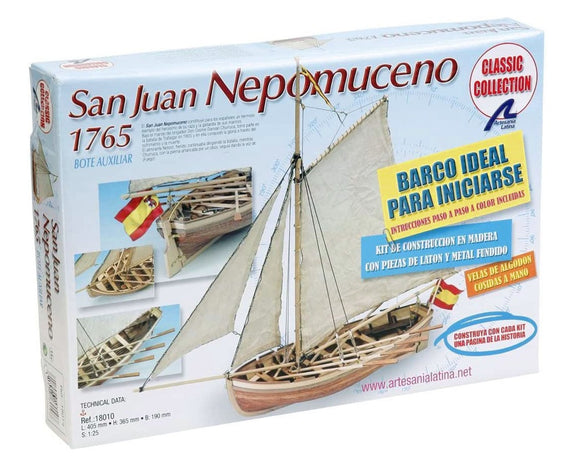 Artesania 18010 San Juan Nepomuceno's Jollyboat Scale 1:25 FREE Postage