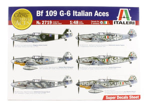 Italeri 2719, Messerschmitt BF-109 G-6 Italian Aces Scale 1:48.