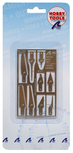 Artesania 27302 Photo Etch Stainless Steel Micro Saw Set Blades (9)