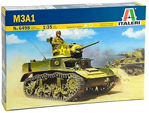 Italeri 6498, Light Tank M3A1 Stuart. Scale 1:35