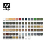 70173 Vallejo Model Colour 72 Military Colour Bottles in Case with 3 Brushes. FREE POSTAGE