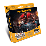 70233 Vallejo Infinity Nomads Acrylic Paint Set & Exclusive Miniature