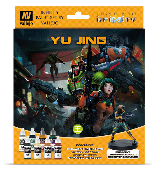 70235 Vallejo Infinity Yu Jing Acrylic Paint Set & Exclusive Miniature
