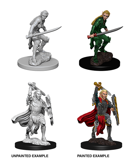 D&D Nolzur's Marvellous Miniatures - Female Elf Fighter WZK73385