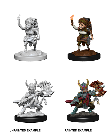 D&D Nolzur's Marvellous Miniatures - Female Halfling Fighter WZK73387