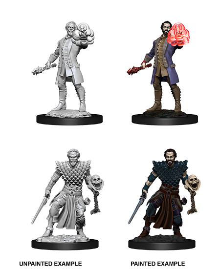 D&D Nolzur's Marvellous Miniatures - Male Human Warlock WZK73836