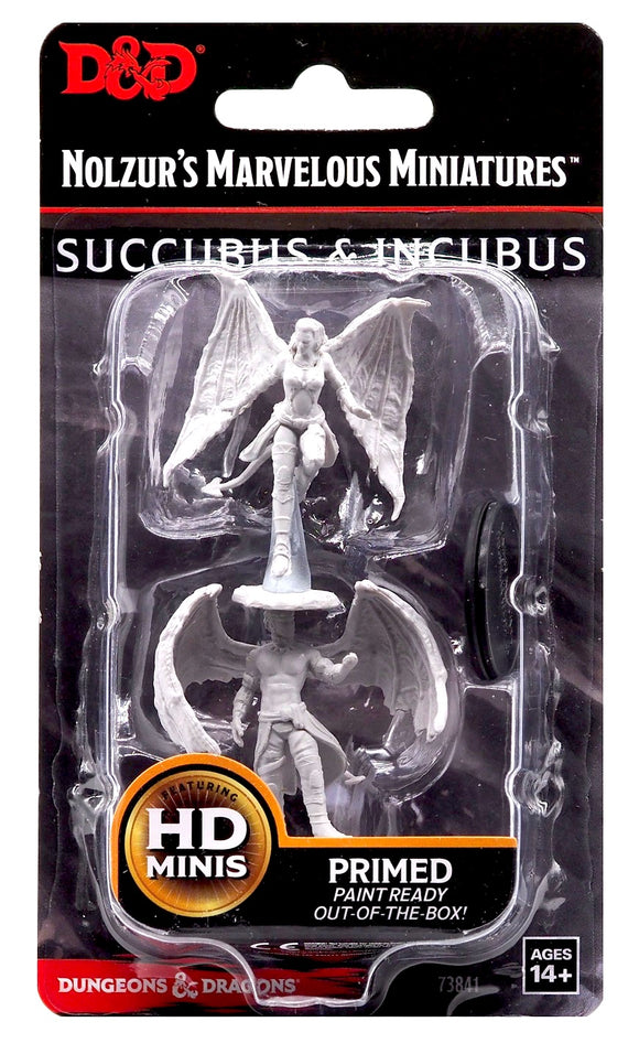 D&D Nolzur's Marvellous Miniatures - Succubus & Incubus