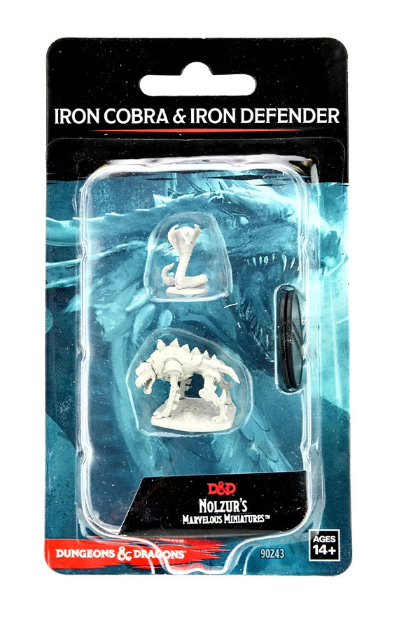D&D Nolzur's Marvellous Miniatures - Iron Cobra & Iron Defender