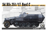 AF35117 AFV Club. Sd.Kfz.251/17 Ausf.C Command Vehicle. Scale 1:35