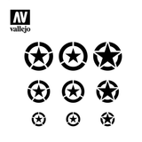 Vallejo Stencils - Air Markings - USAF Markings ST-AIR04