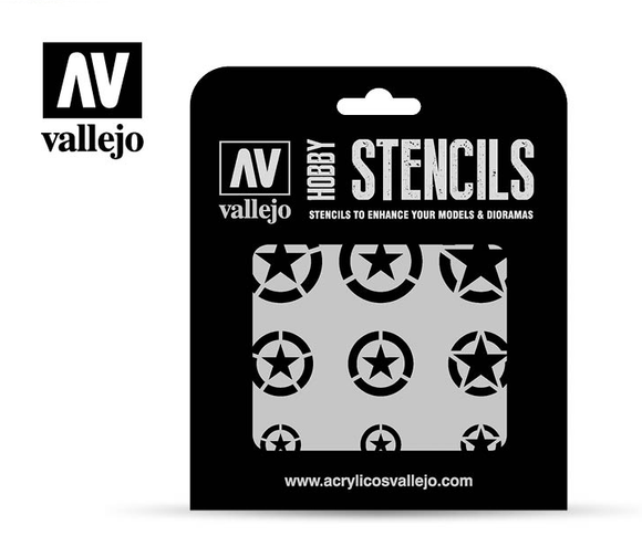 Vallejo Stencils - Air Markings - USAF Markings ST-AIR04