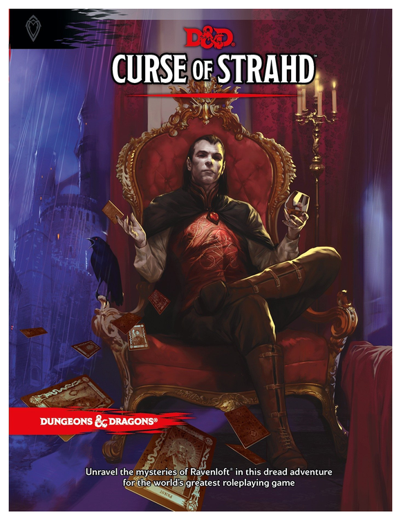 D&D Curse of Strahd - 5th Edition Hardcover Adventure Source Book
