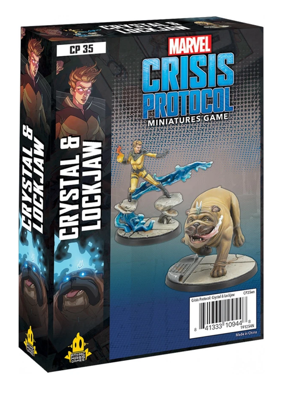 CP35 Marvel: Crisis Protocol Crystal and Lockjaw Character Pack