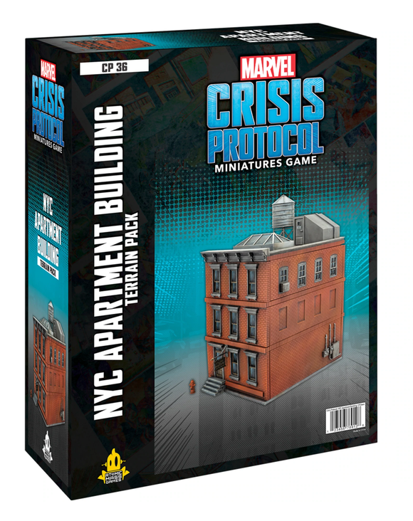 CP36 Marvel: Crisis Protocol, NYC Apartment Building Terrain Pack
