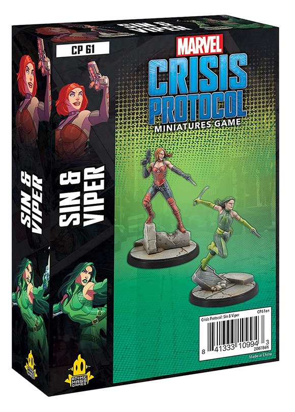 CP61 Marvel: Crisis Protocol, Sin and Viper
