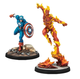 CP77 Marvel: Crisis Protocol Captain America and The Original Human Torch Character Pack