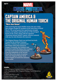 CP77 Marvel: Crisis Protocol Captain America and The Original Human Torch Character Pack