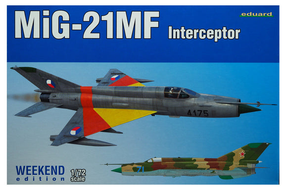 Eduard 07453, MiG-21MF Interceptor, Weekend Edition, 1:72 Scale