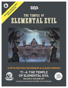 "Temple of Elemental Evil", Deluxe 2 Volume Set. D&D Original Encounters Recreated #6. FREE Postage