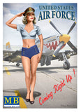 MB24005 Master Box. "Patty - United States Air Force" Pin-up Series. Scale 1:24