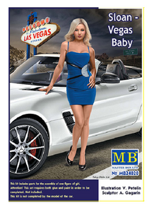 MB24020 Master Box. "Sloan - Vegas Baby" Dangerous Curves Series. Scale 1:24