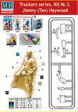 MB24043 Master Box. "Jimmy (Tex) Haywood", Trucker Series. Scale 1:24
