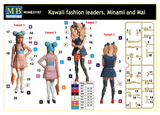 MB35187 Master Box. "Kawaii Fashion Leaders - Minami and Mai"  Scale 1:35