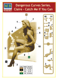 MB24021 Master Box. "Claire - Catch Me If You Can" Dangerous Curves Series. Scale 1:24