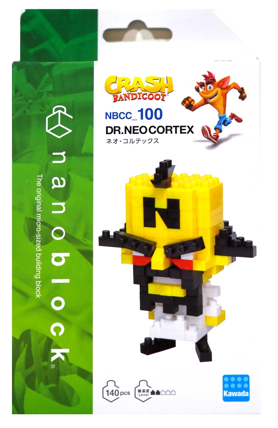 Jeu de construction Nanoblock Crash Bandicoot Docteur Neo Cortex
