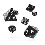 Oakie Doakie ODD500027 RPG Dice Set Solid Black 7 pc