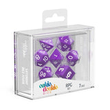 Oakie Doakie ODD500030 RPG Dice Set Solid Purple 7 pc