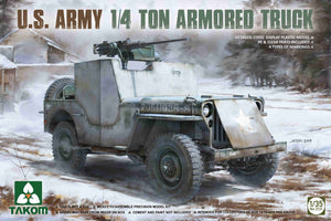 Takom 2131, US Army 1/4 Ton Armored Truck, Scale 1:35